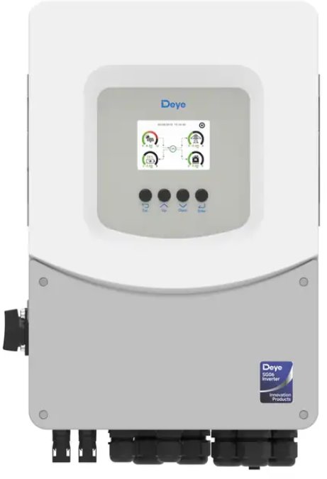 DEYE SUN-6K 6 kW hybrid 1-phase inverter (generation 6, LV)