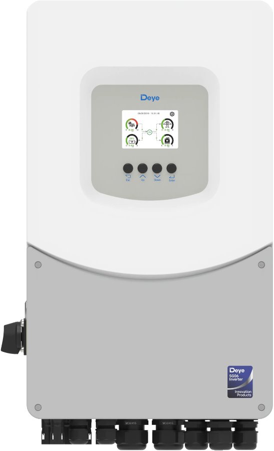 DEYE SUN-8K hybrid 1-phase inverter 8 kW (generation 6, LV)