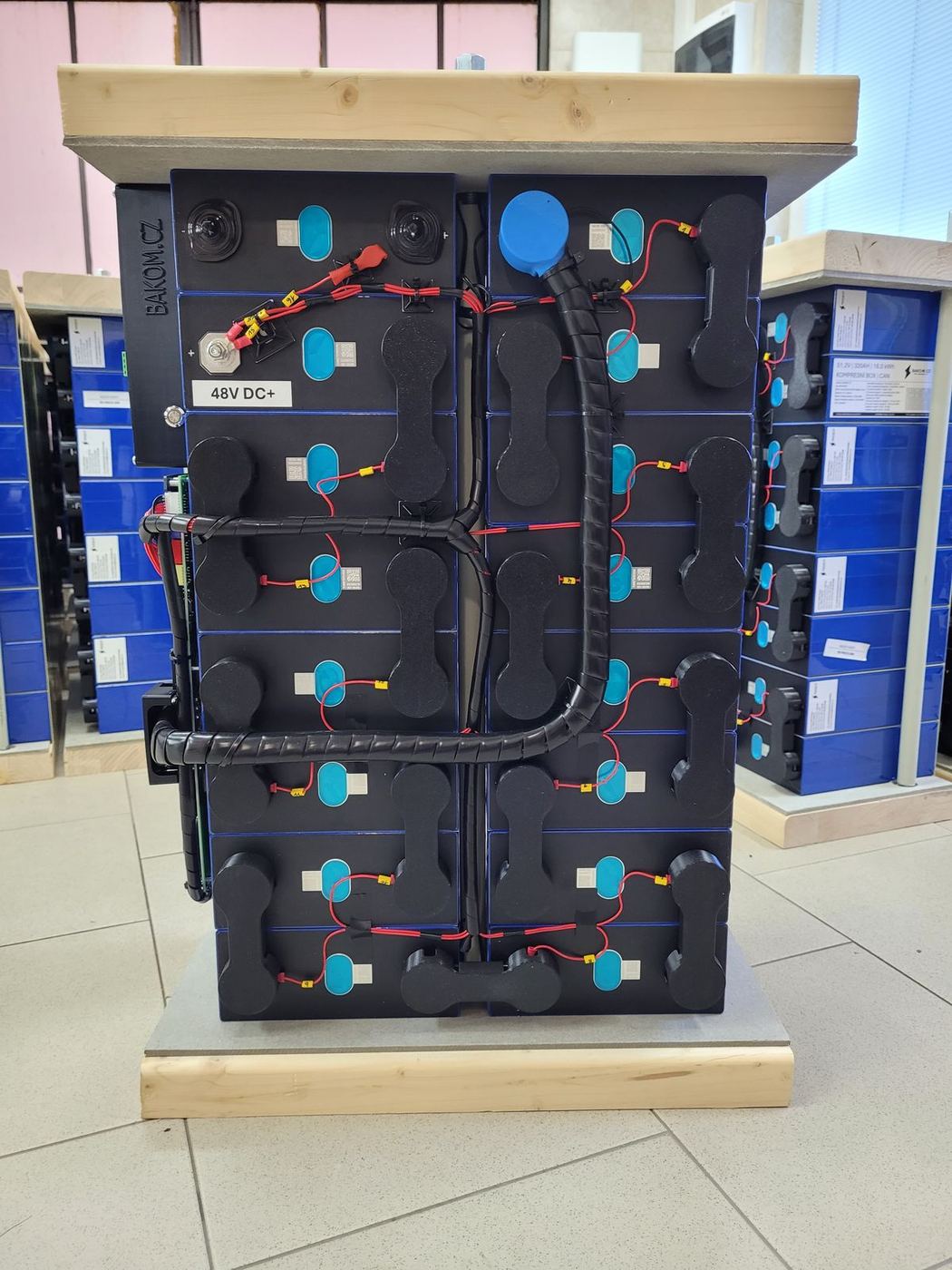 Wiring and 48V DC+ marking